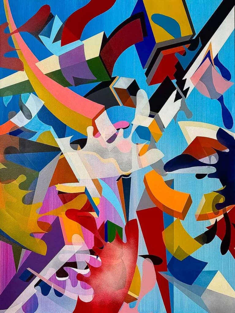 BIANCOSCURO Art Contest Monte Carlo Edition 2026 - splash controllato 2026 spray e acrilico applicato con spugna 120×90 1000249322